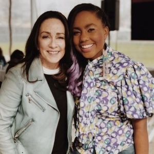 Gracia Purple/Green/Yellow Blouse